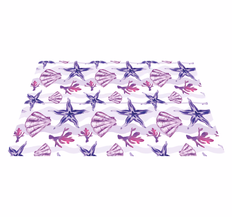 Tischsets originell mit muschelmustern - TenStickers