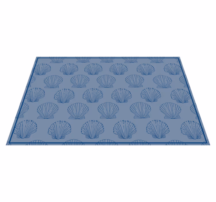 Tischsets originell muschel-muster eleganz - TenStickers