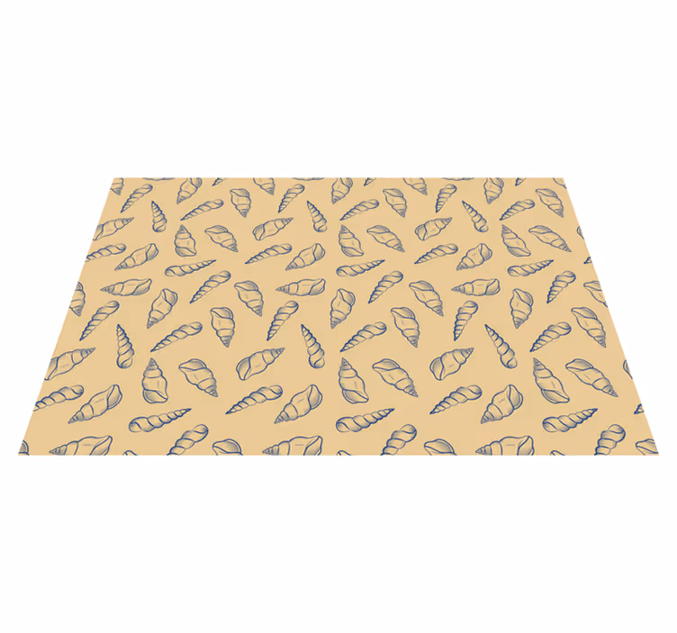 Tischset mit muschel-muster-oberfläche - TenStickers