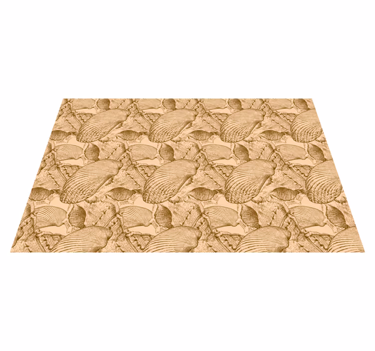 Tischset mit muschelstruktur oberfläche - TenStickers