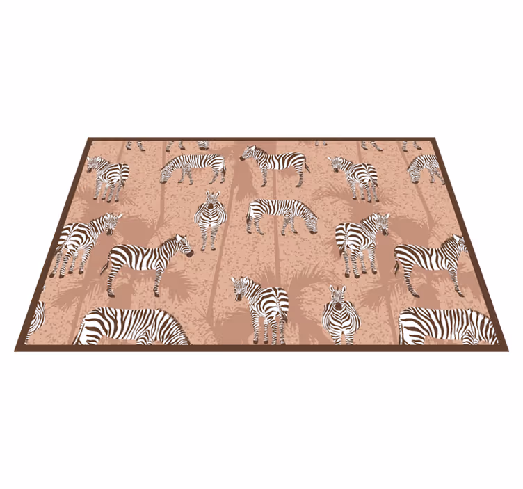 Tischsets originell im zebra-print-stil - TenStickers