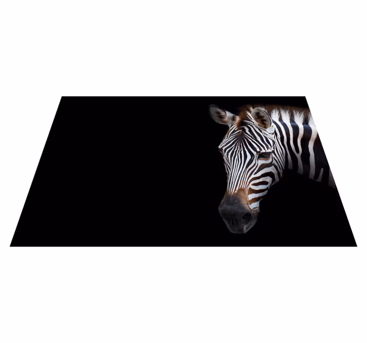 Tischsets originell zebra kopf nahaufnahme - TenStickers