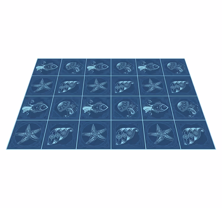 Tischsets originell mit maritimem muster - TenStickers