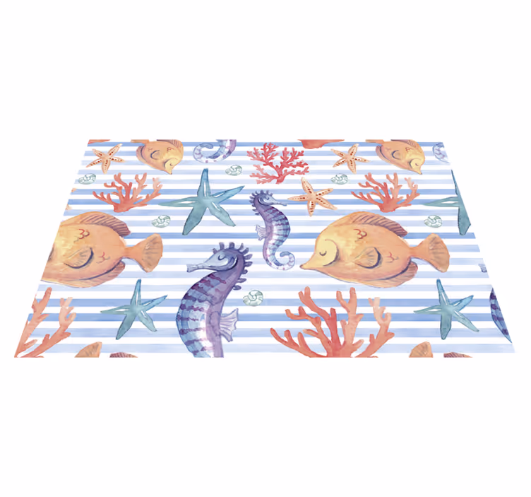 Tischsets originell unterwasser-themen tischdeko - TenStickers