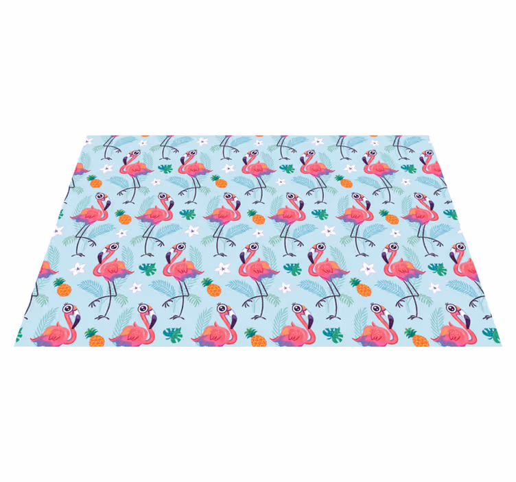 Tischsets originell flamingo tropfenmuster - TenStickers
