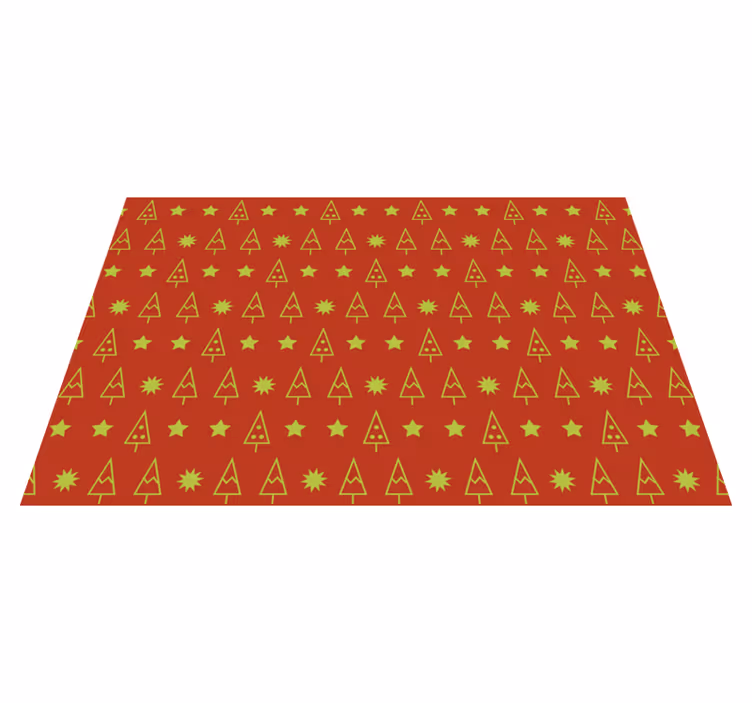Tischset weihnachten mit festlichem baumdesign - TenStickers