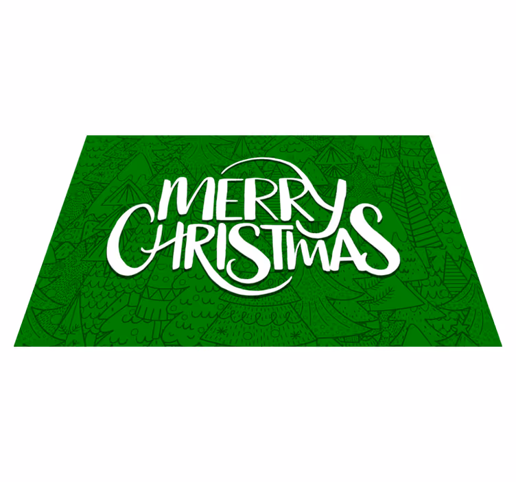 Tischset weihnachten fröhliche feiertagsgrüße - TenStickers