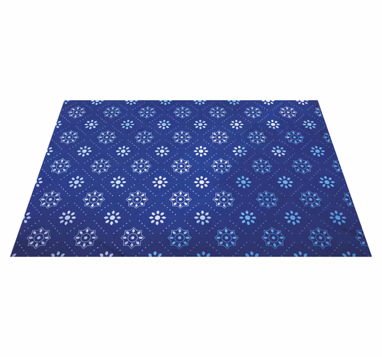 Tischset mit navyblauem muster - TenStickers