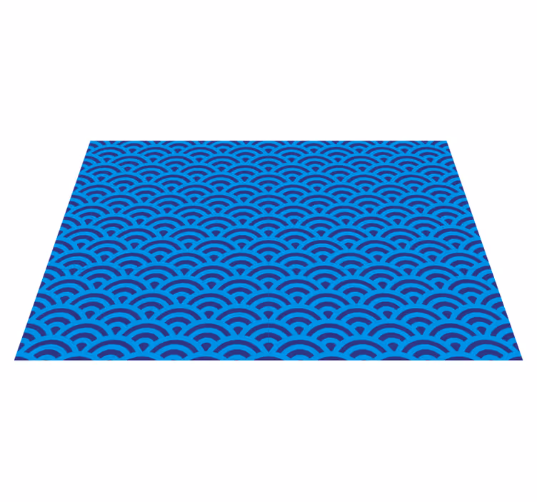 Tischset mit geschwungenem wellenelement - TenStickers