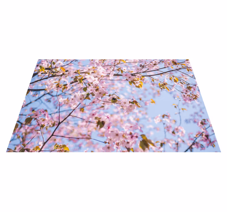 Tischset mit blühenden kirschblüten - TenStickers