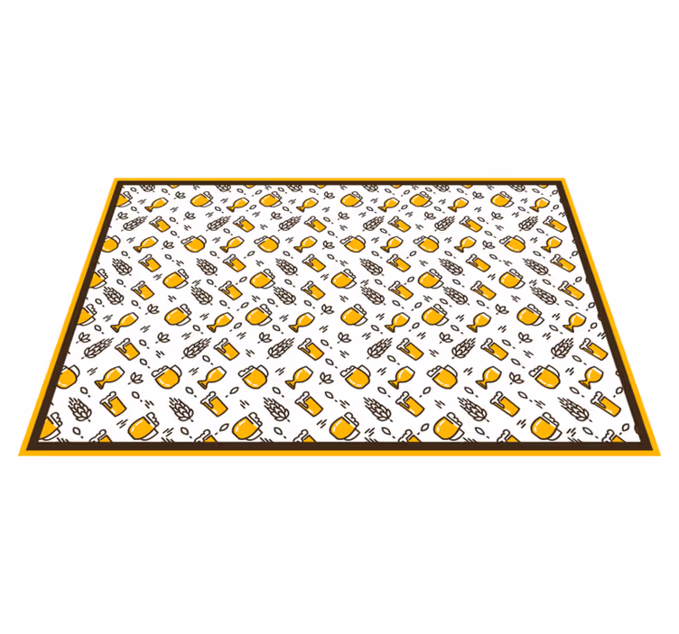 Tischsets originell mit craft beer icons - TenStickers