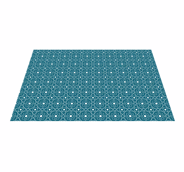 Tischset mit geometrischer textur-oberfläche - TenStickers