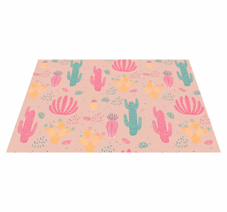 Tischsets originell mit lebhaftem kaktus-muster - TenStickers