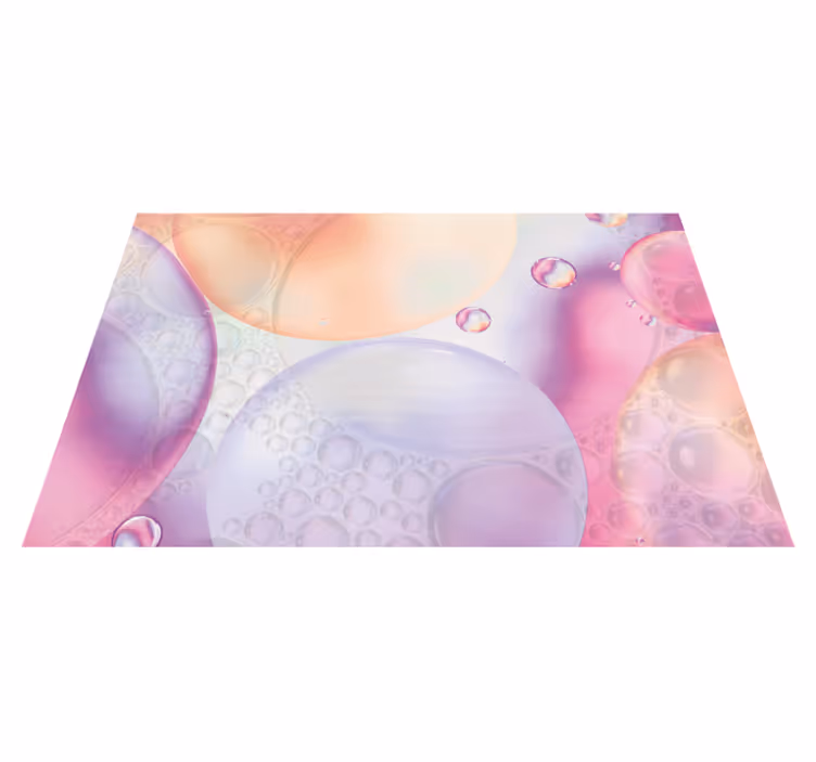 Tischset mit sprudelnd buntem design - TenStickers