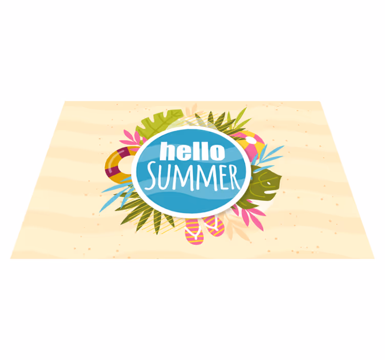 Tischsets originell sommerlaune erleben - TenStickers