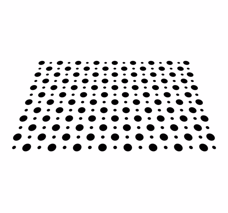 Tischset mit schwarzen punkten - TenStickers