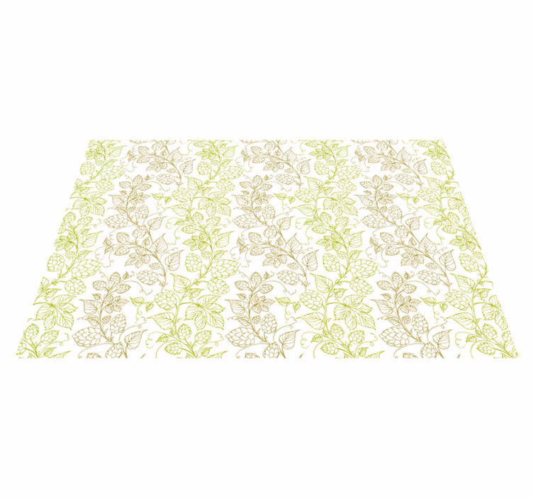 Tischset mit botanischem blattmotiv - TenStickers