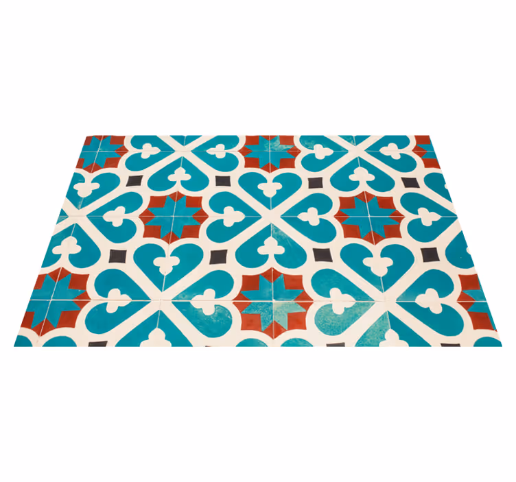 Tischset lebhaftes geometrisches konzept - TenStickers