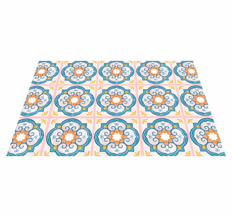 Tischsets originell mit lebhaftem botanischen muster - TenStickers