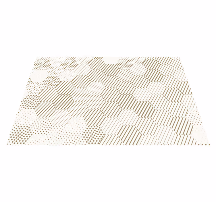 Tischset mit stilvollem geometrischem muster - TenStickers