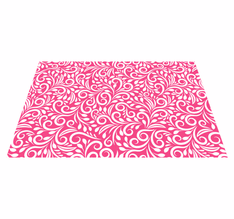 Tischset mit floralen wirbelmustern - TenStickers