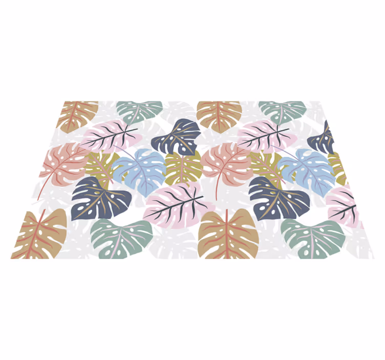 Tischsets originell mit tropischem blattmuster - TenStickers