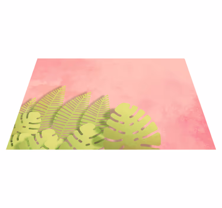 Tischsets originell botanische blattanordnung - TenStickers