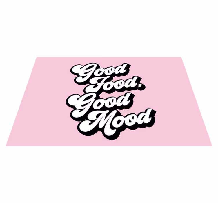 Tischset text gute essensweisheit - TenStickers