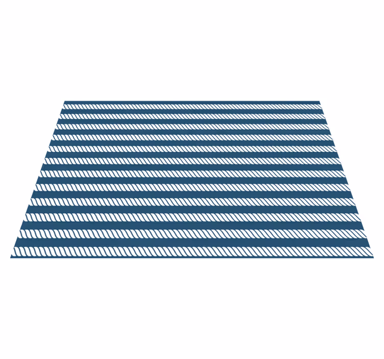 Tischset modern mit maritimem streifenmuster - TenStickers