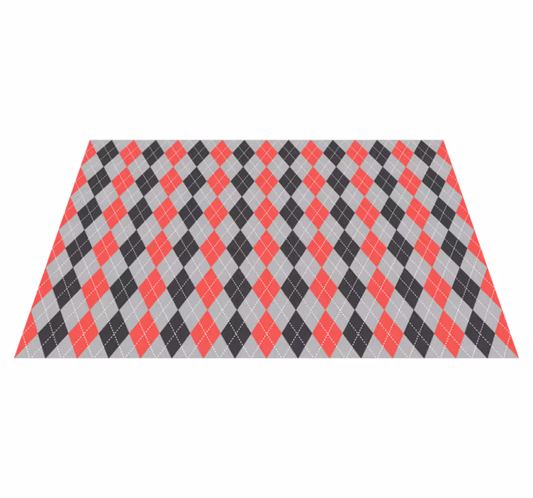 Tischset im geometrischen rautenmuster - TenStickers