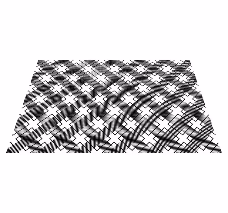 Tischset mit geometrischer texturoberfläche - TenStickers