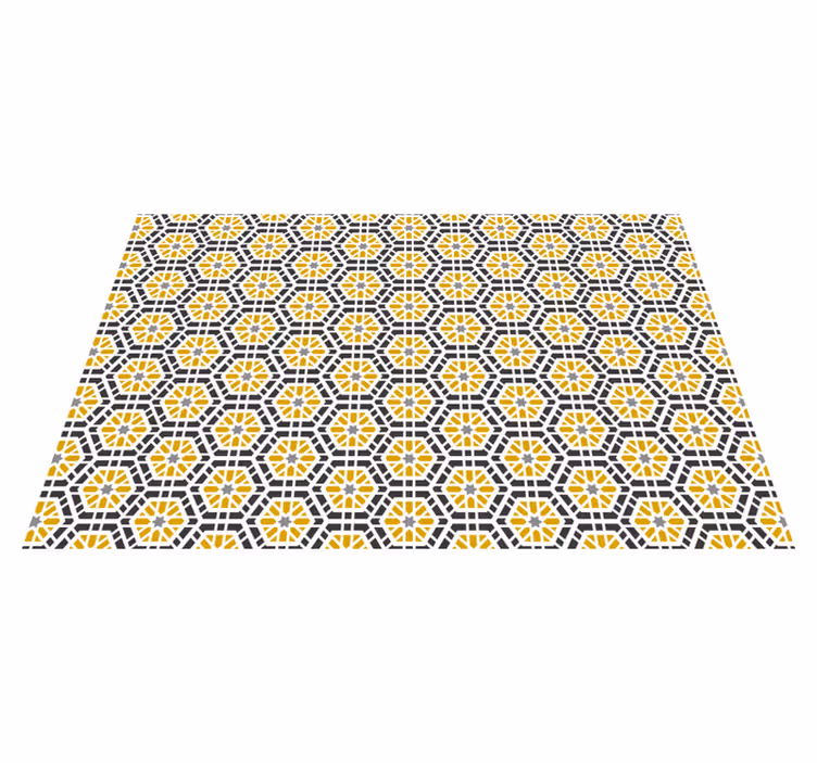 Tischset mit geometrischem musterdesign - TenStickers