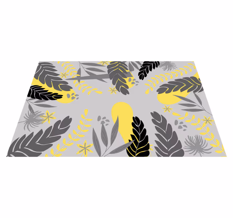Tischset botanisches blatt konzept - TenStickers