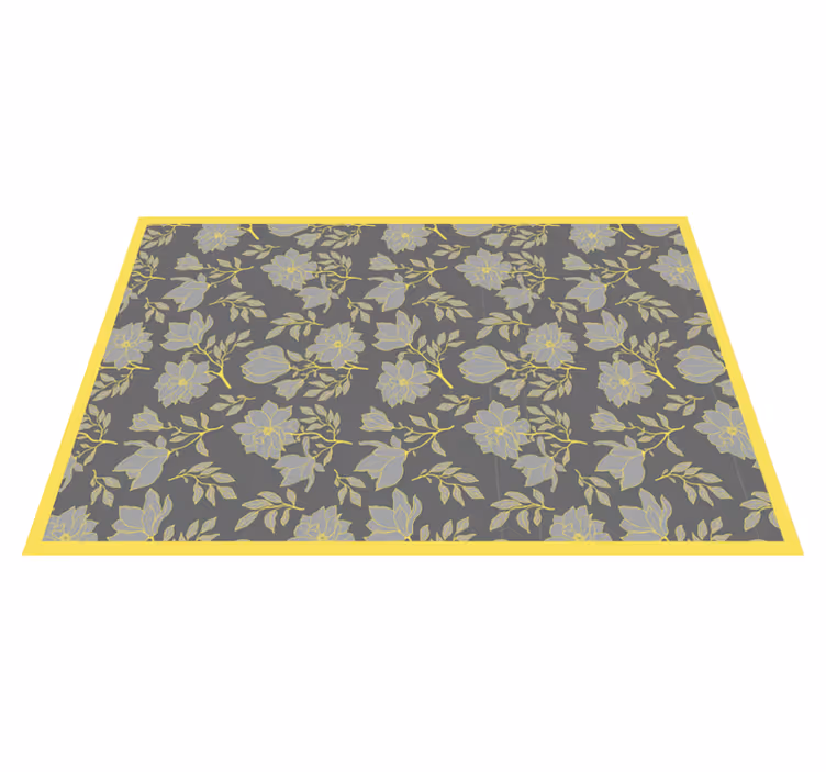 Tischsets originell mit floralem druck - TenStickers