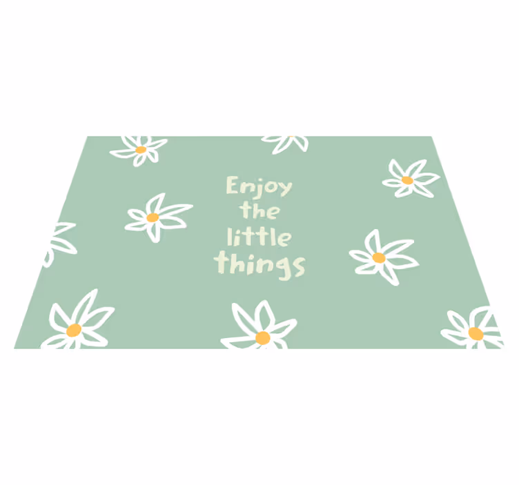 Tischsets originell mit gänseblümchen-muster - TenStickers
