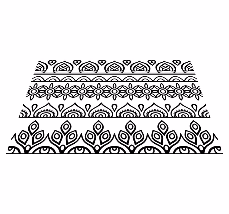 Tischset mit botanischem druckmotiv - TenStickers