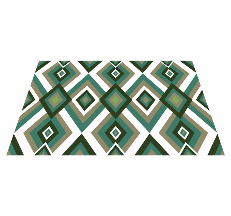 Tischset modern geometrisches arrangement - TenStickers