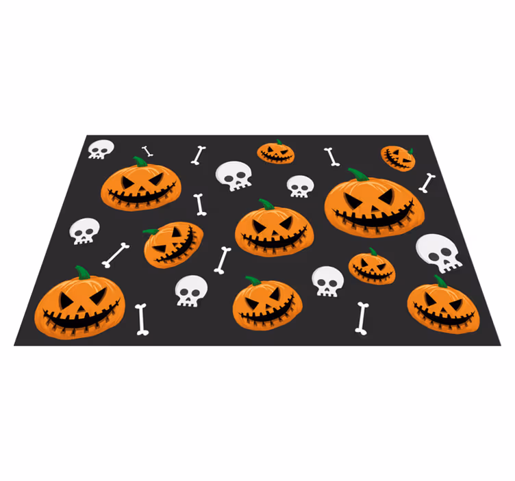 Tischset halloween mit kürbisdesign - TenStickers