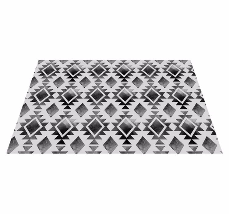 Tischset mit geometrischem monochromen muster - TenStickers