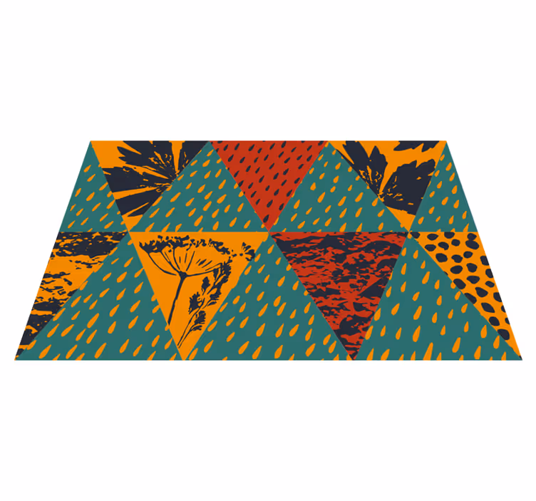 Tischsets originell mit kräftigem geometrischem muster - TenStickers