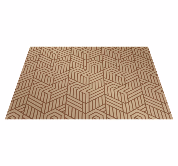 Tischset modern mit geometrischer textur - TenStickers
