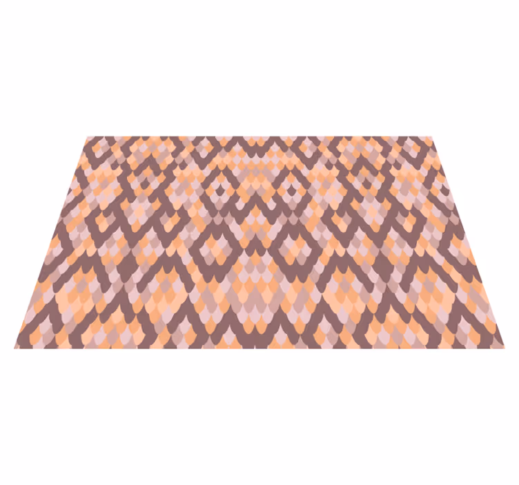 Tischset mit geometrischen diamantmustern - TenStickers