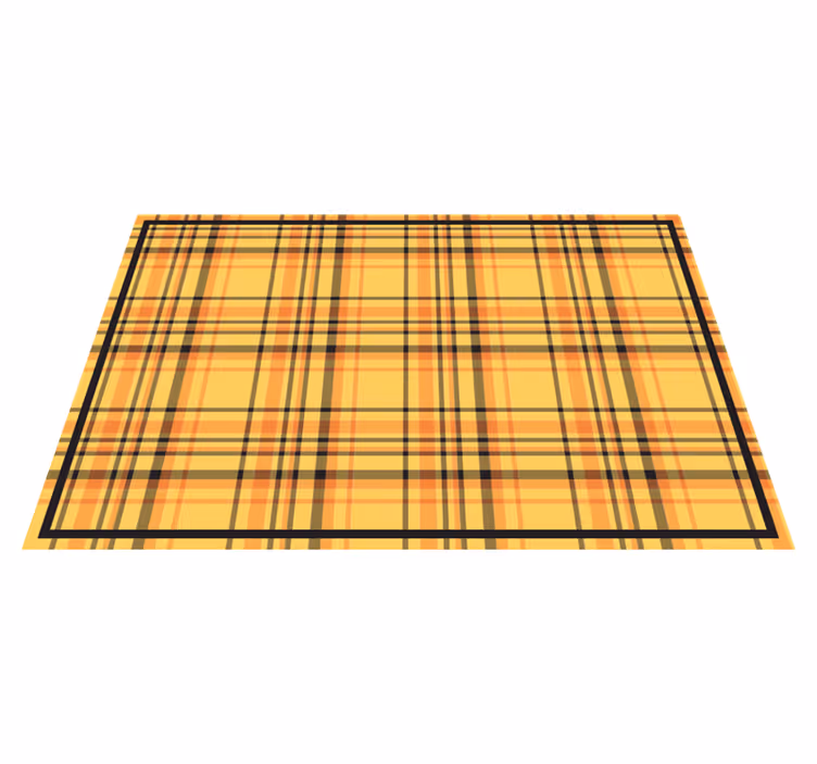 Tischset im karierten plaid-muster - TenStickers