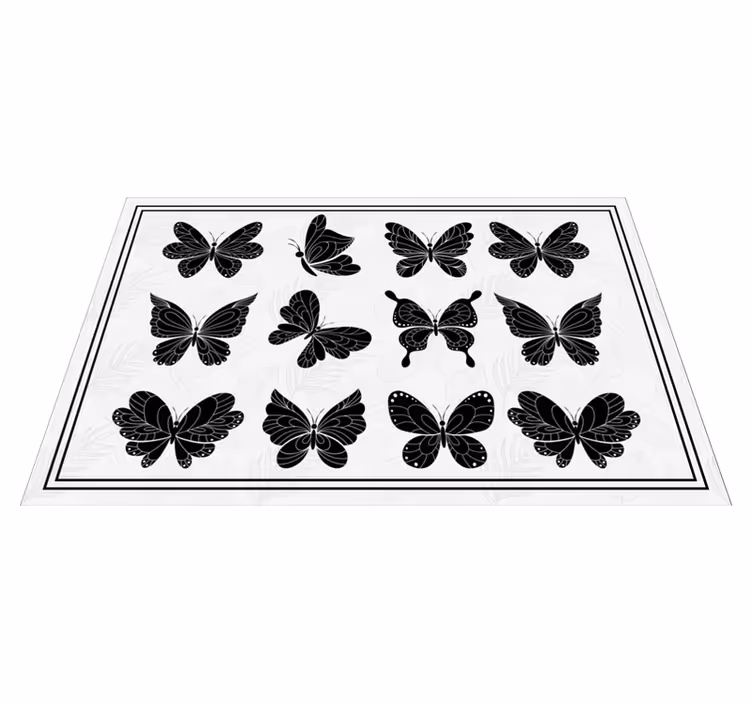 Tischsets originell kollektion schmetterlingsmuster - TenStickers