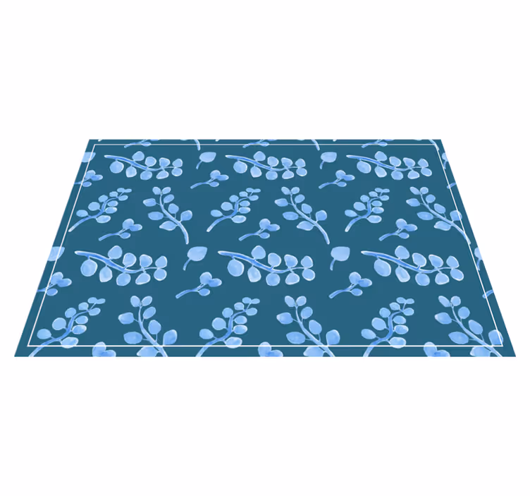 Tischset mit botanischem blattelement - TenStickers