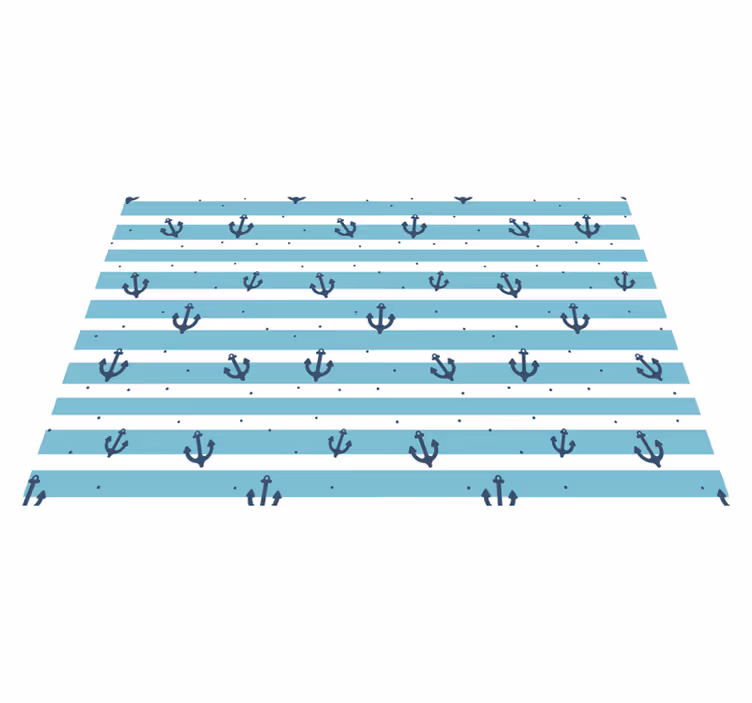 Tischsets originell mit ankerstreifen-muster - TenStickers