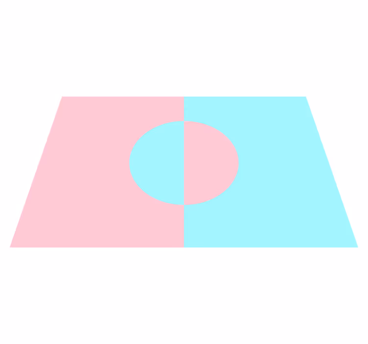 Tischset modern schalenanordnung minimalismus - TenStickers