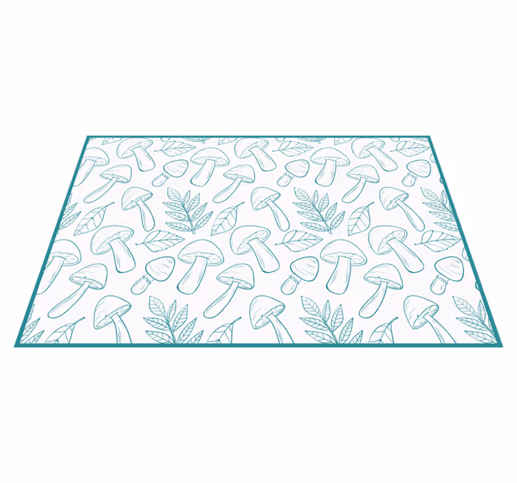 Tischset mit pilzblattmuster - TenStickers
