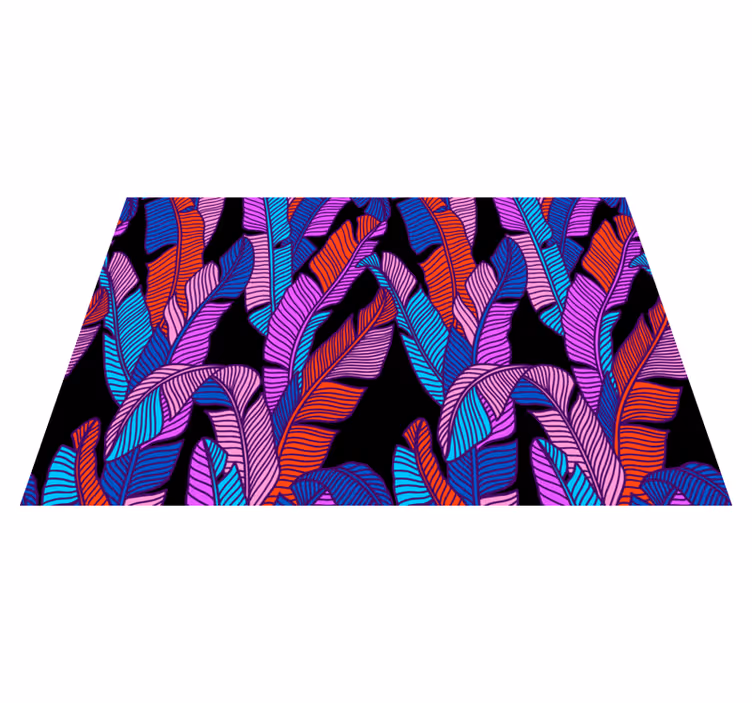 Tischset mit bunten blättermotiven - TenStickers