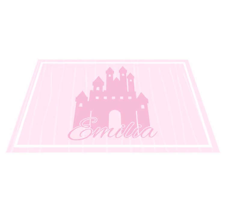 Tischset kinder im schlossdesign - TenStickers